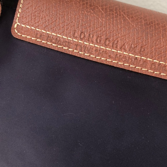 Longchamp Le Pliage med tote in deep blue - Picture 4 of 8